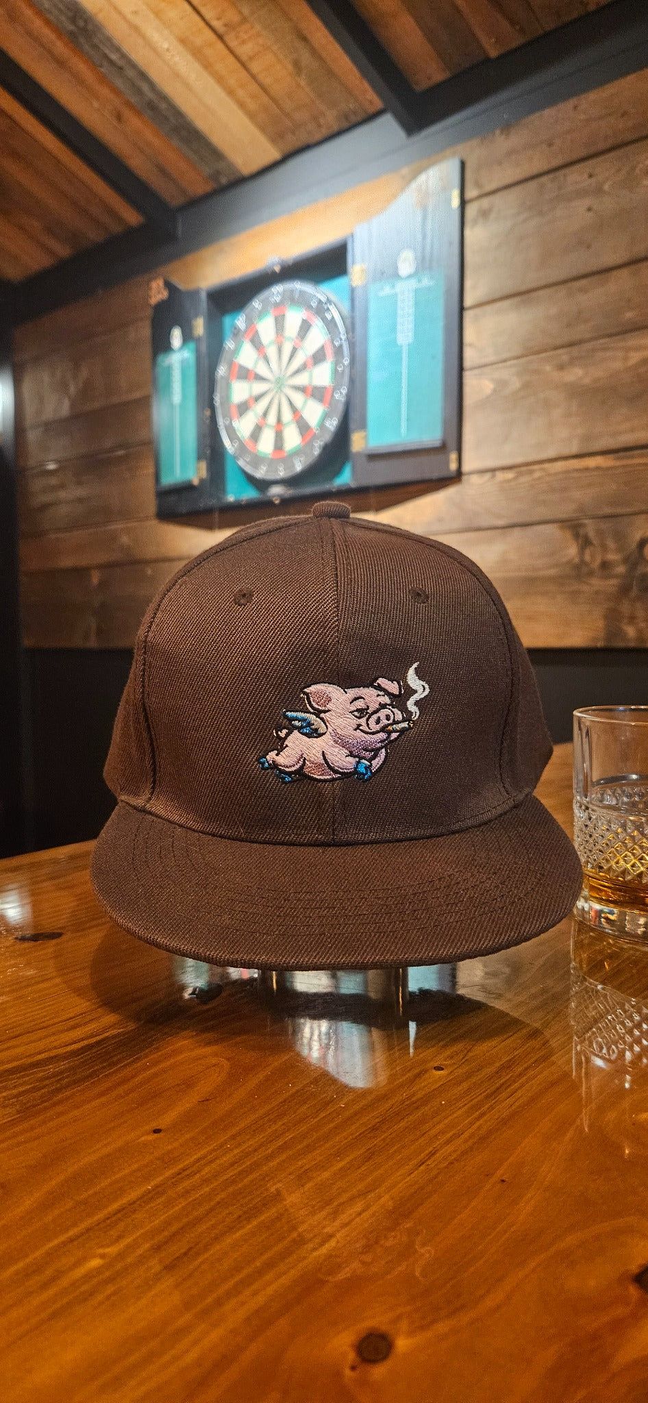 Flat brim street fit.